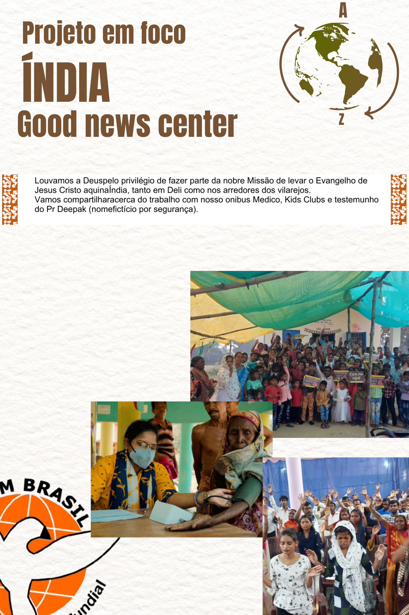Projeto em Foco Índia- Good News Center